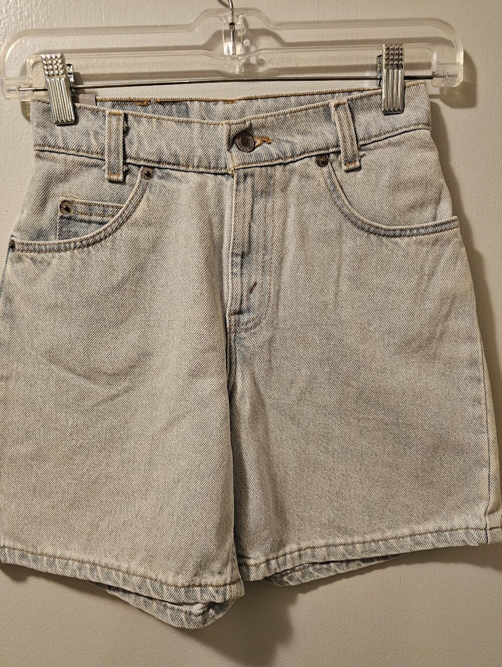 Vintage 90's Levi’s Girls Denim Shorts Orange Tab‎ Blue Size 10 NWT